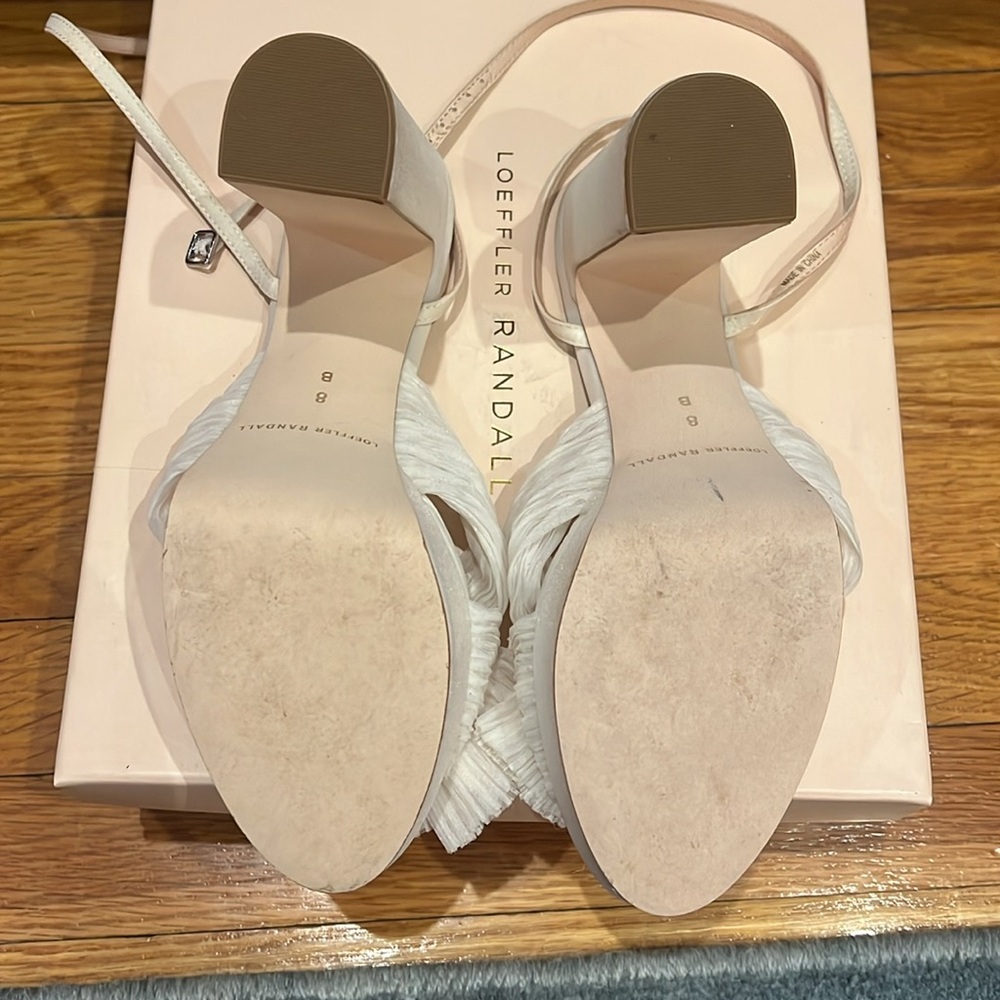 Natalia 115MM Pleated Bow Platform Sandals - Picture 6 of 11